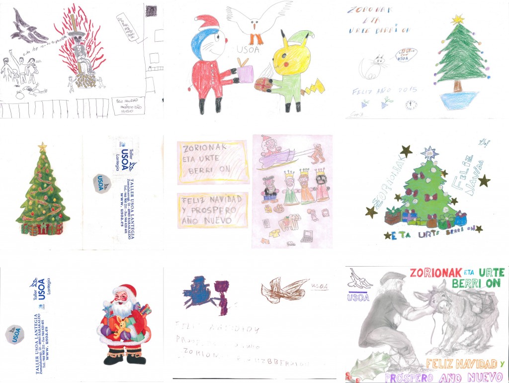 USOA tarjetas de navidad 2014